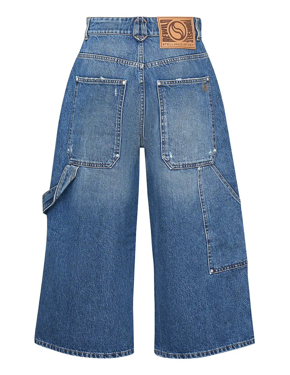Dark Blue Vintage Workwear Jeans