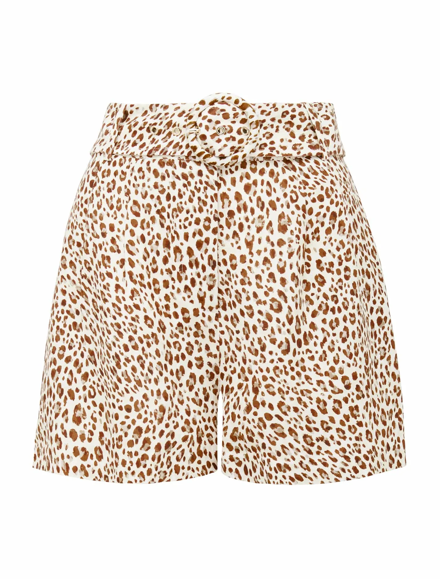Imogen Belted Linen Blend Short