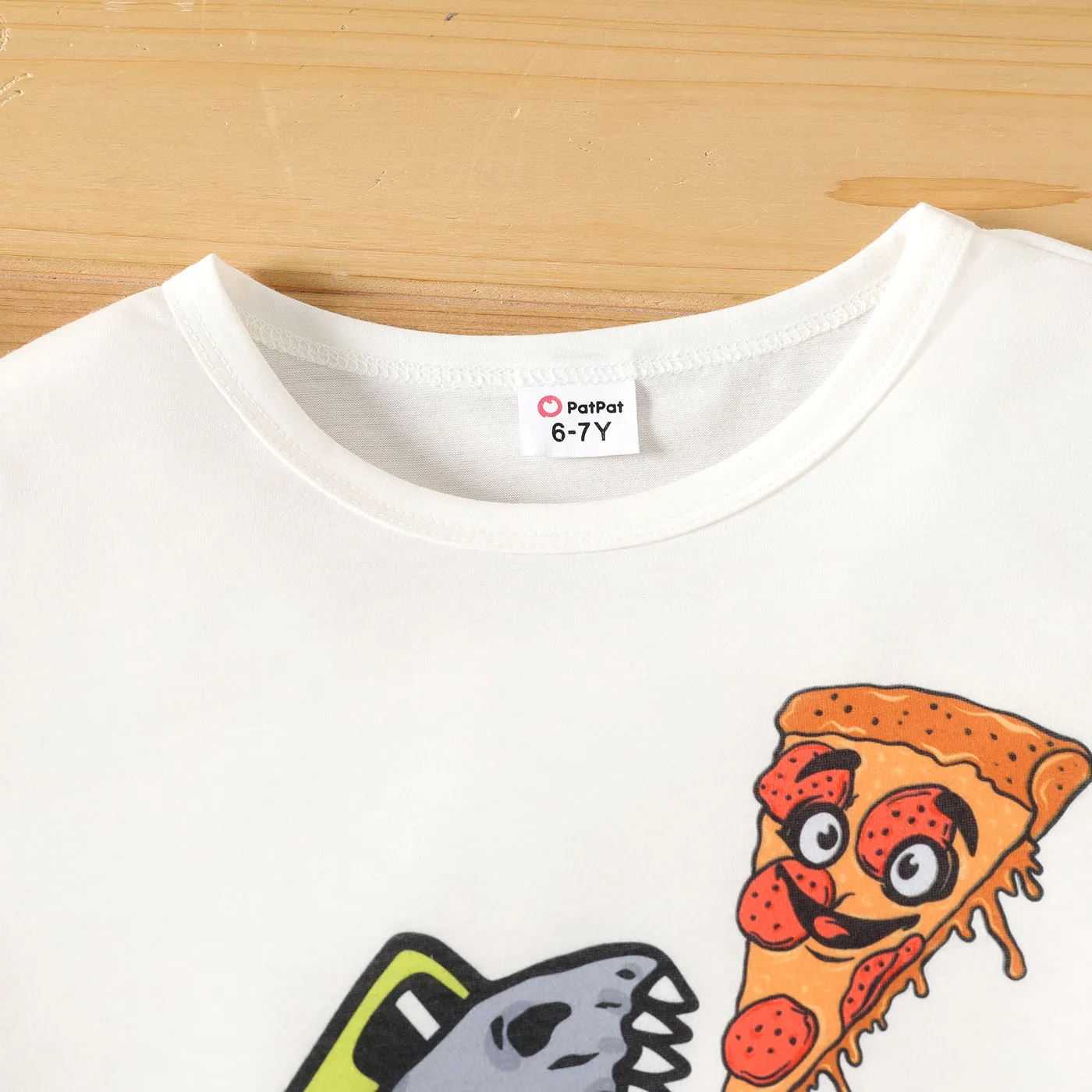 Kid Boy Animal Dinosaur Print Short-sleeve Tee