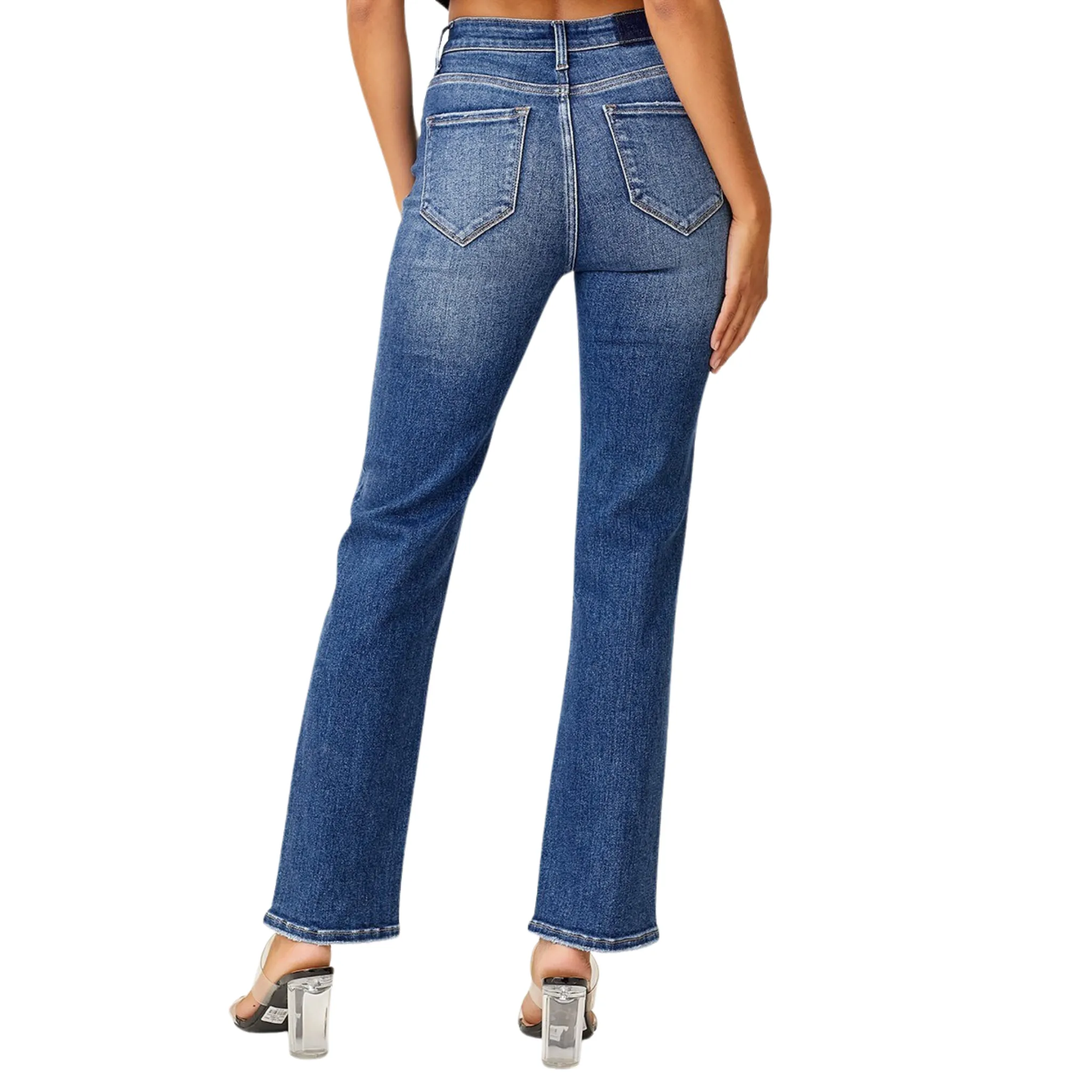 Mid Rise Slim Relaxed Jeans