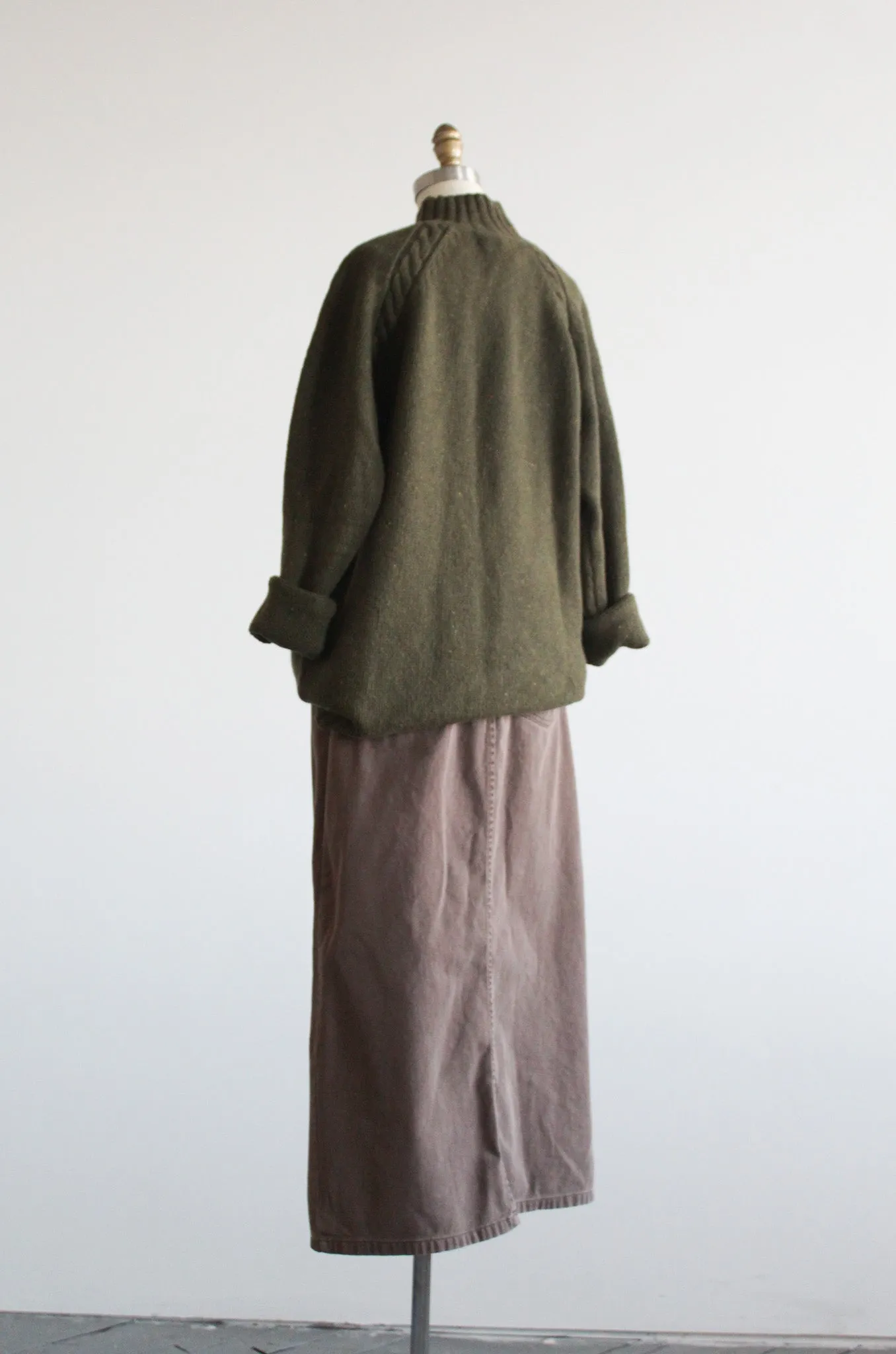 mossrock wool pullover