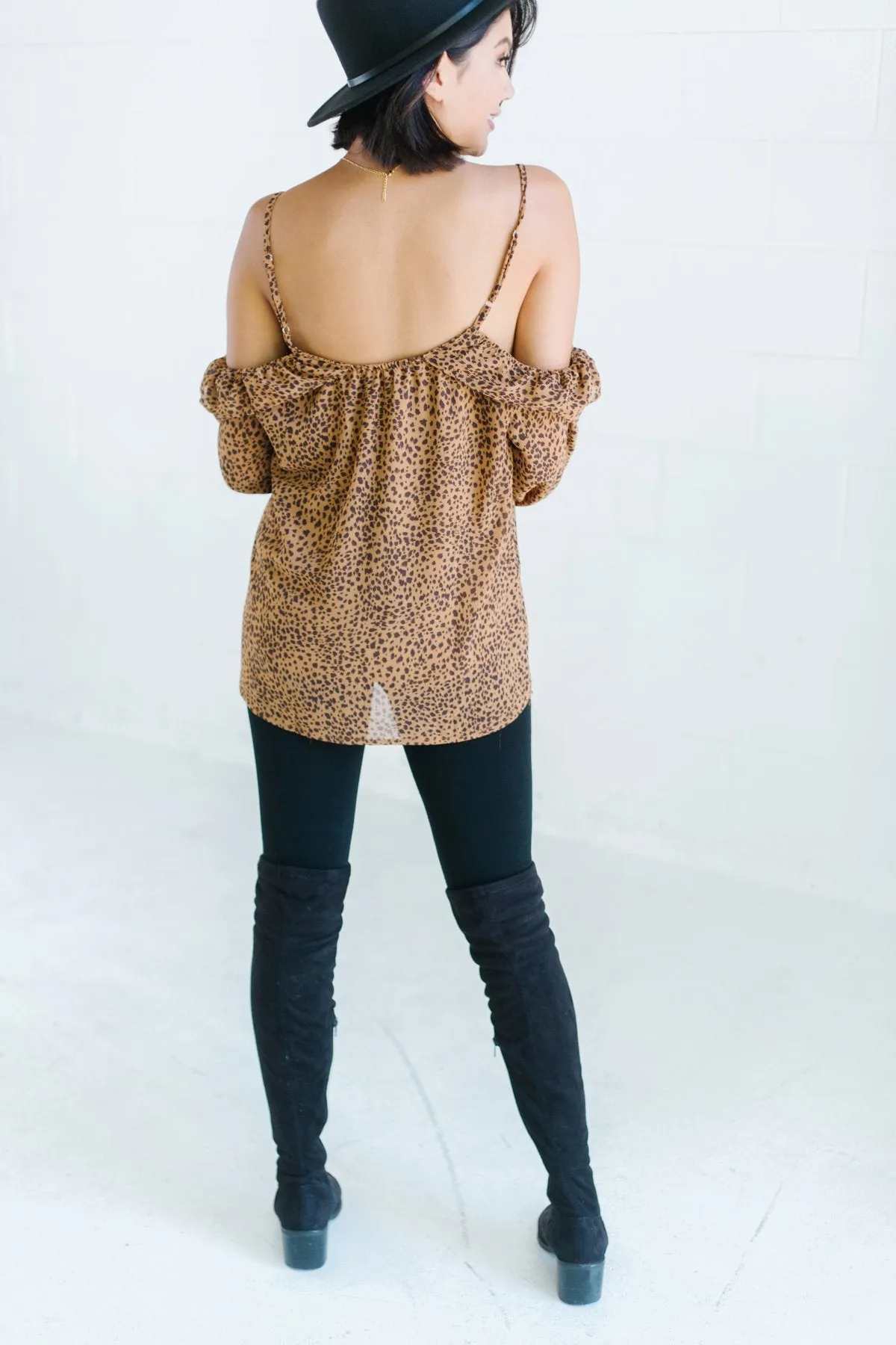 Off Shoulder Ruffle Blouse