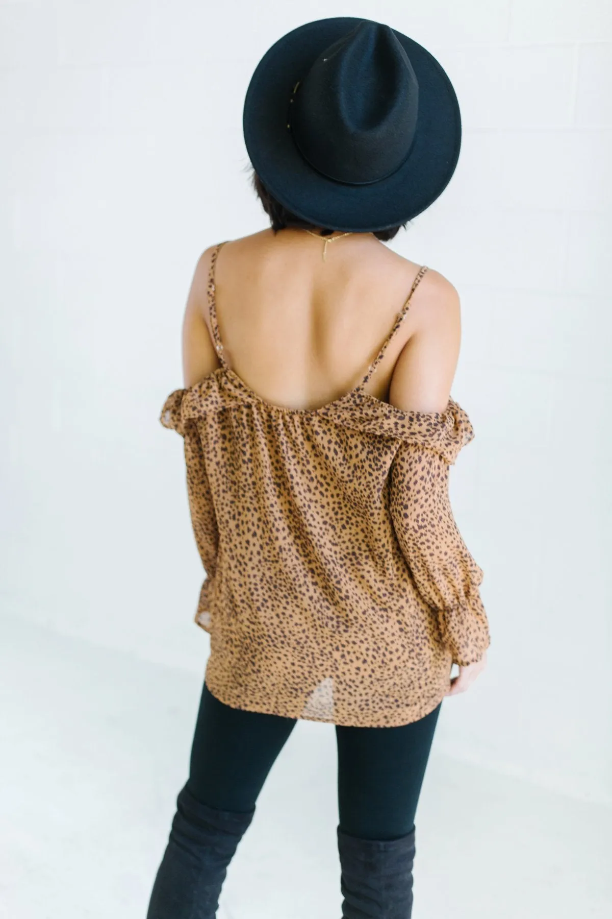 Off Shoulder Ruffle Blouse