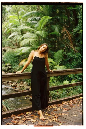 Rhythm Classic Jumpsuit - BLACK