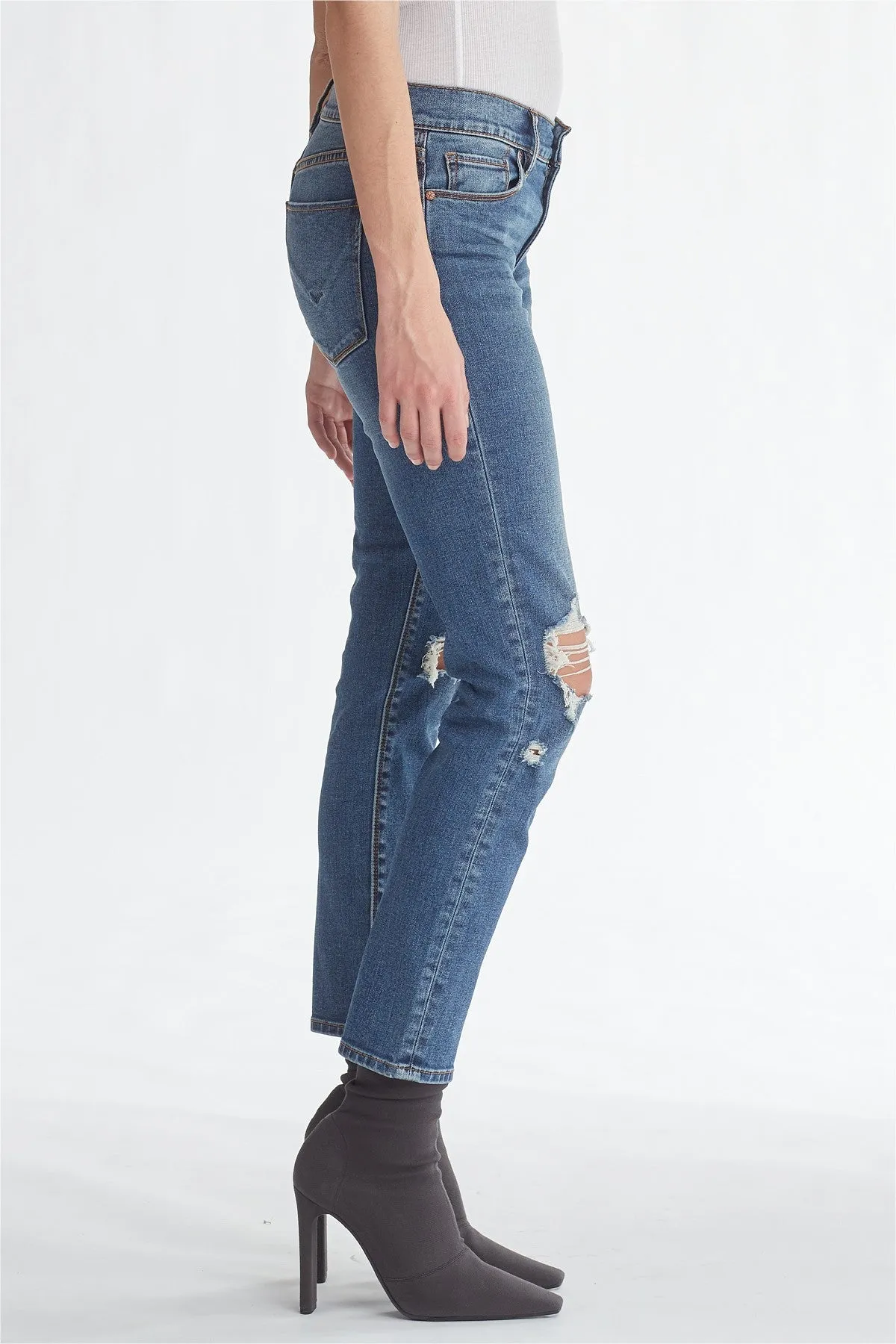 Tally Midrise Skinny Crop Jeans - B-Good
