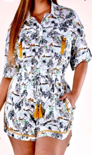 Tassel Short Romper