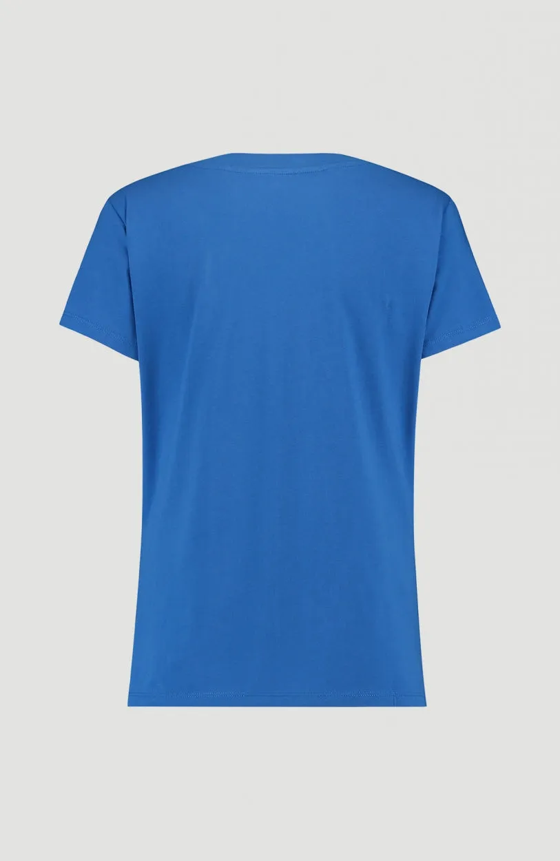 Triple Stack V-Neck T-Shirt | Ocean Blue
